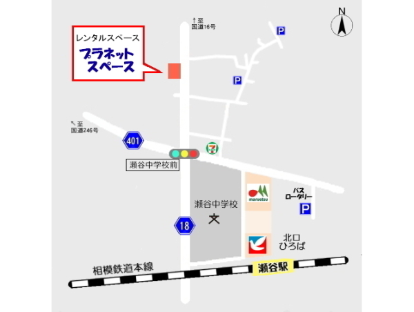 プラネットスペース地図