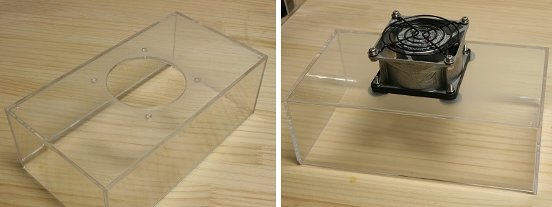 ティッシュ箱をカットしました